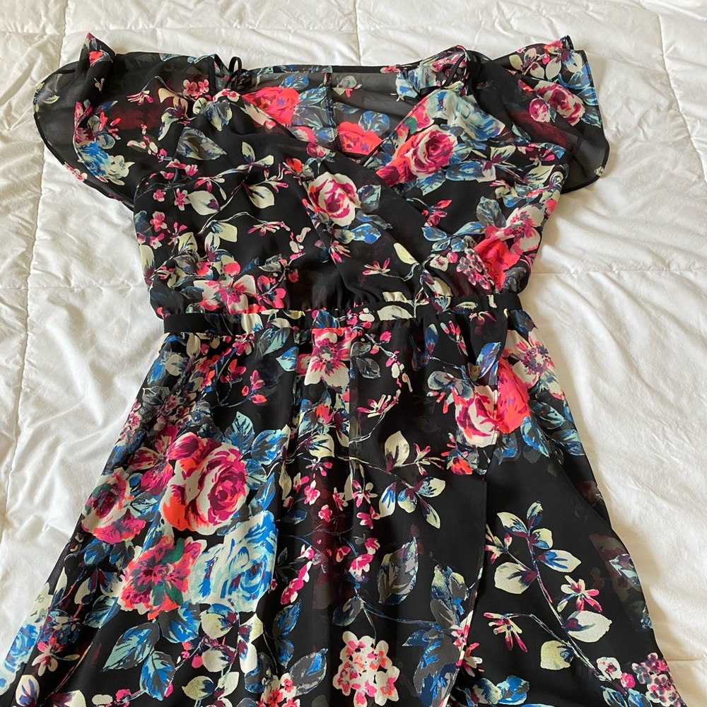 Small Express Floral Maxi Dress